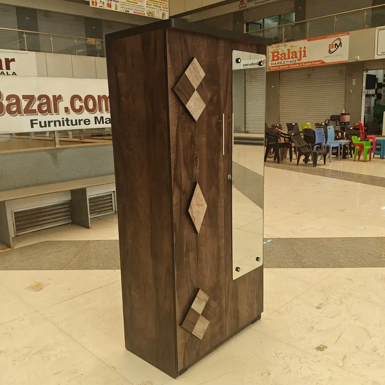 Small Height 2 Door Wardrobe In Bangalore