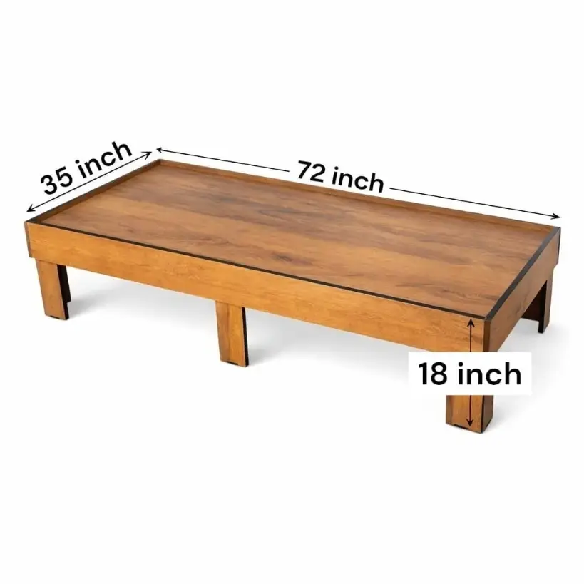 PG Single Bed Without Storage