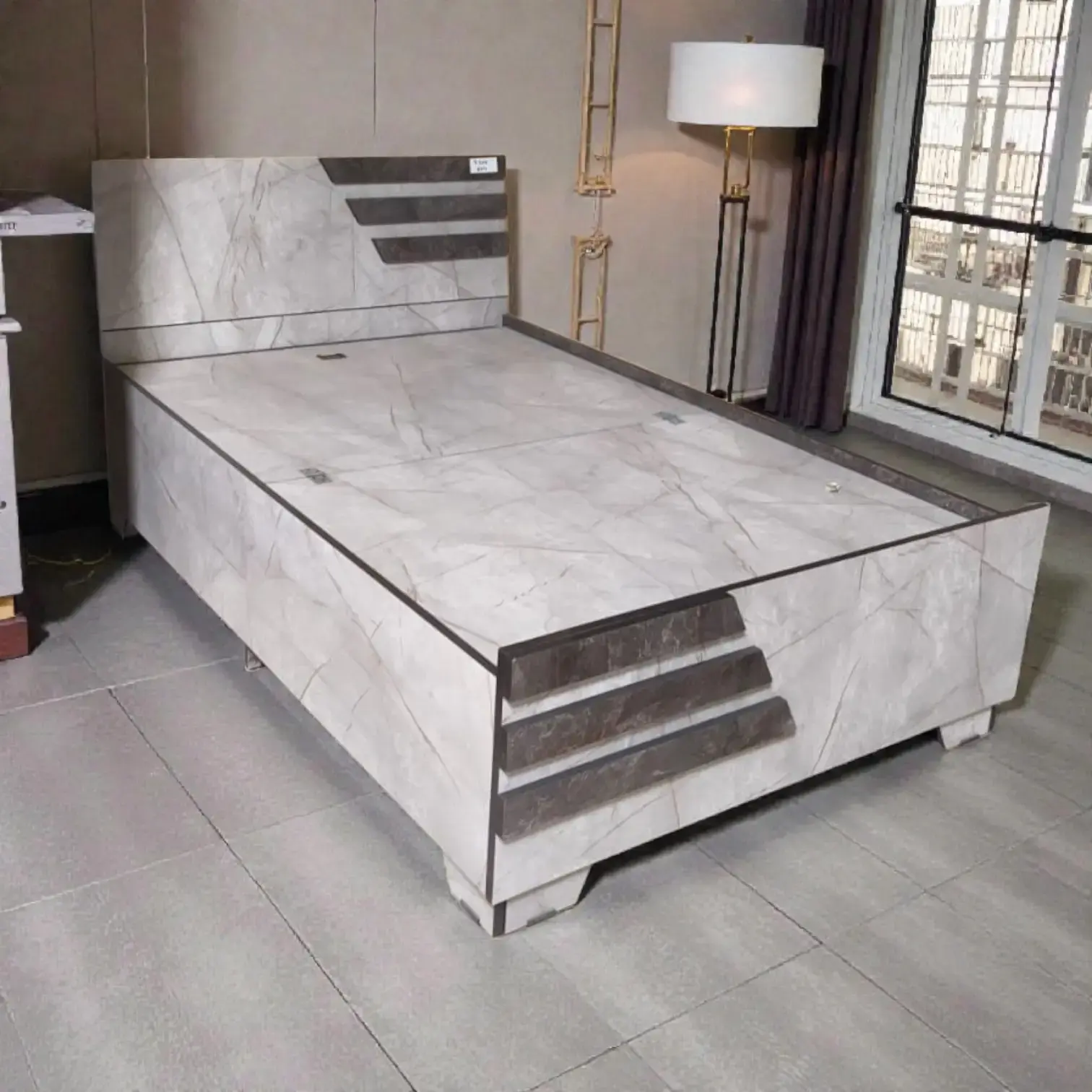 Small Double Bed With Storage